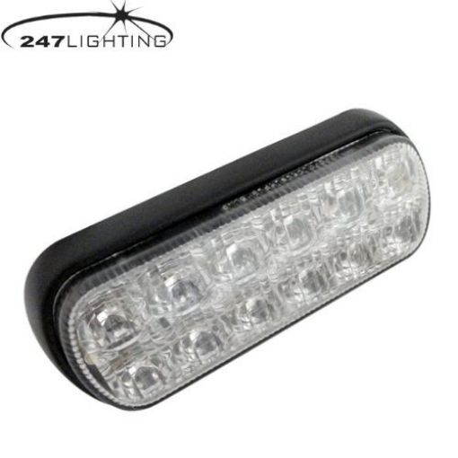 247 LIGHTING - LED Direct 18 Flash CLR 10/30V 142MM Amber ~ CA6079A
