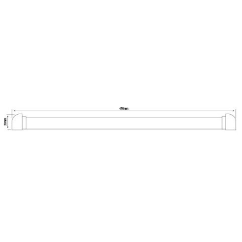 247 LIGHTING - 470mm Interior Swivel Lamp ~ Cool White ~ CA6077
