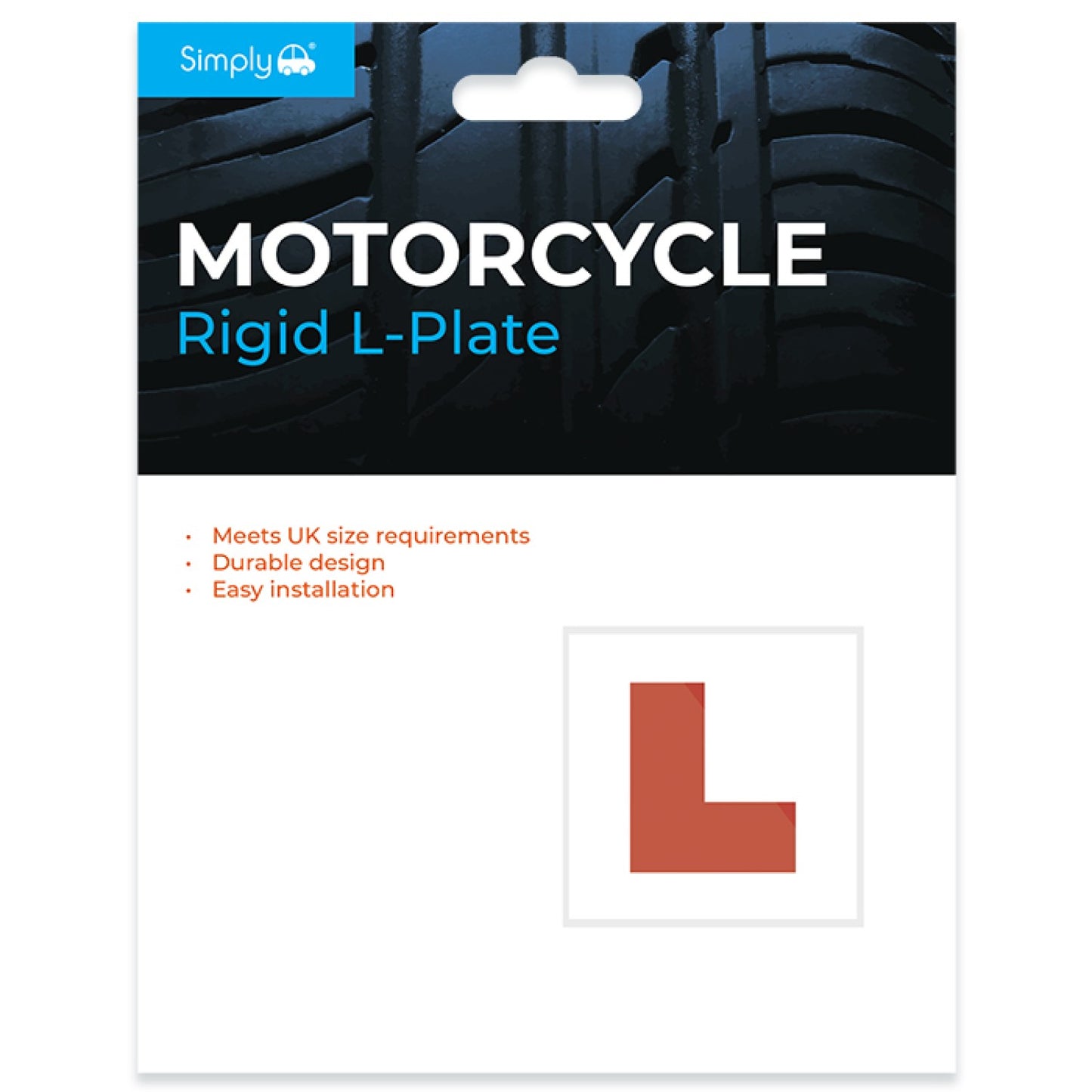 Motorcycle Rigid L Plate