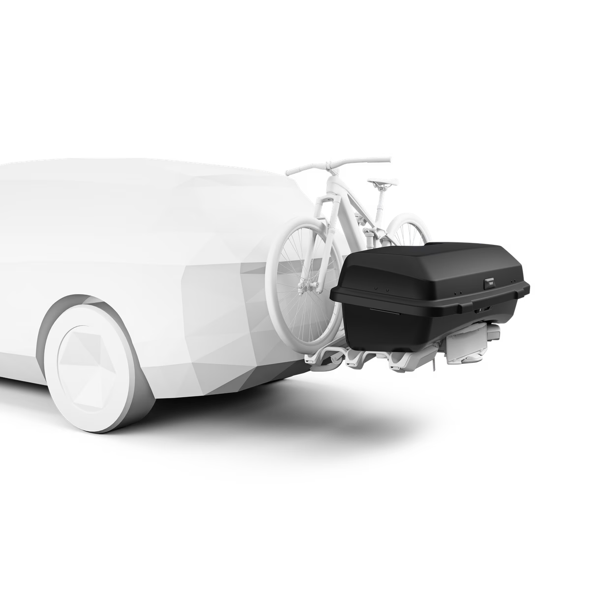 THULE - Santu + FREE EasyFold XT Adapter - Towbar Mounted Cargo Box (260 Litre) - 909400+909900
