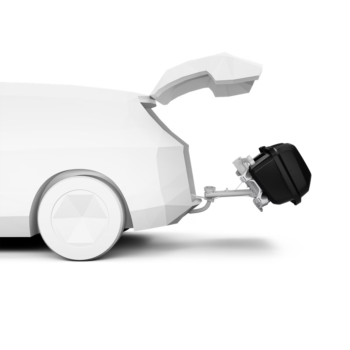 THULE - Santu + FREE EasyFold XT Adapter - Towbar Mounted Cargo Box (260 Litre) - 909400+909900