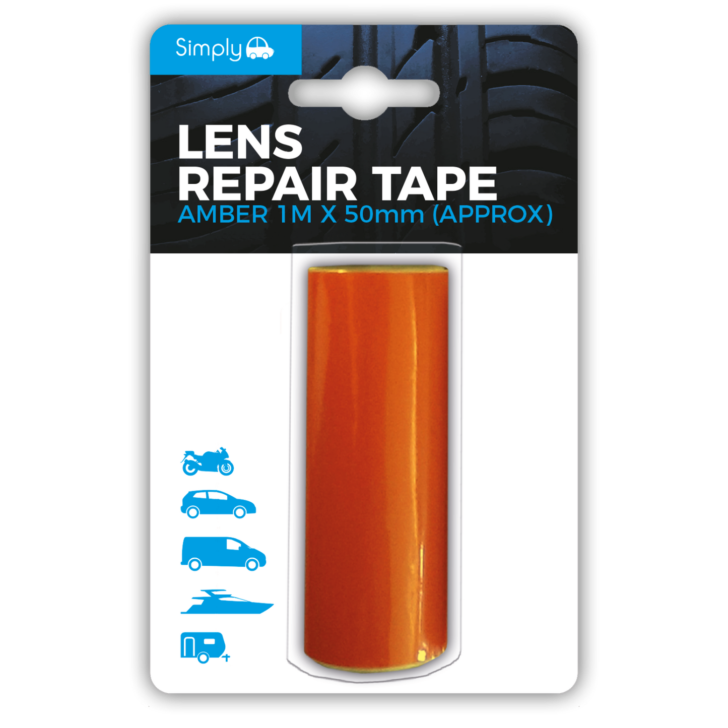 Amber Lens Repair Tape