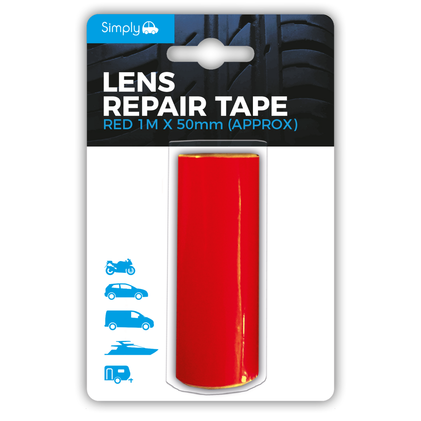 Red Lens Repair Tape