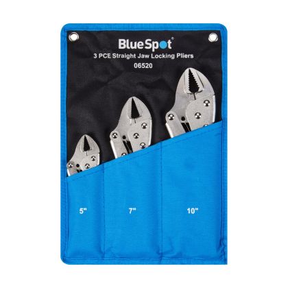 3 PCE Straight Jaw Locking Pliers