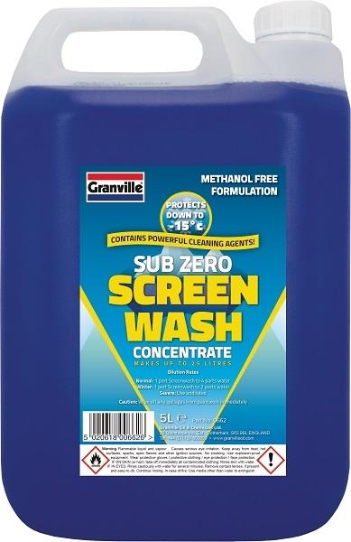 Sub Zero Car Screen Wash