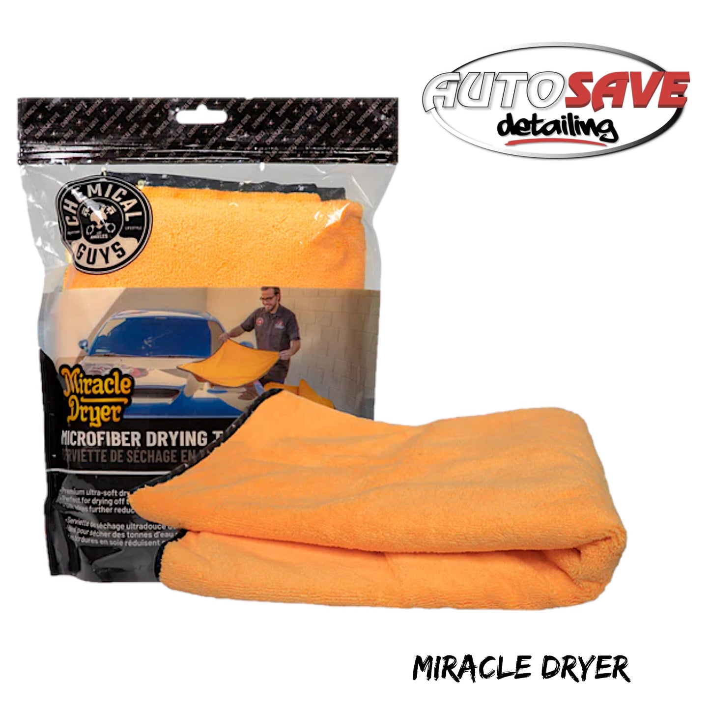 Chemical Guys - MIRACLE DRYER MICROFIBER TOWEL, 36" X 25"