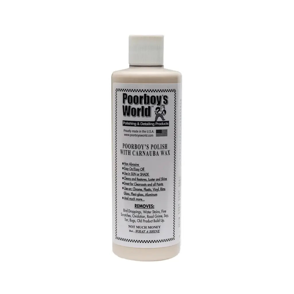 Polish with Carnauba Wax