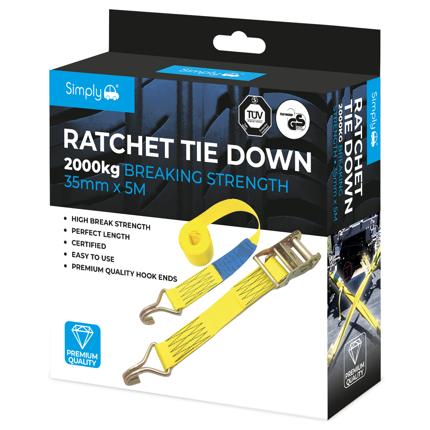 Ratchet Tie Down 2000kg