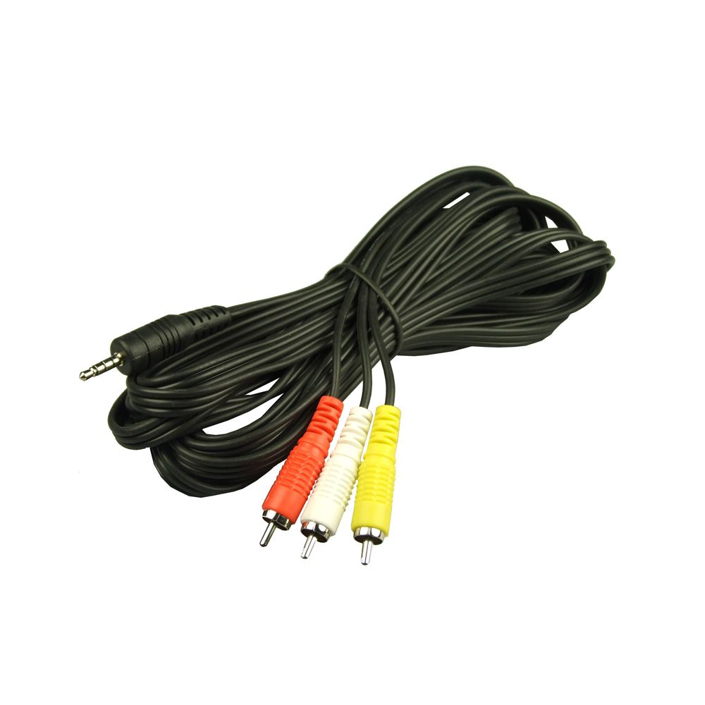 3.5mm Jack To 3 x RCA - 5.0m