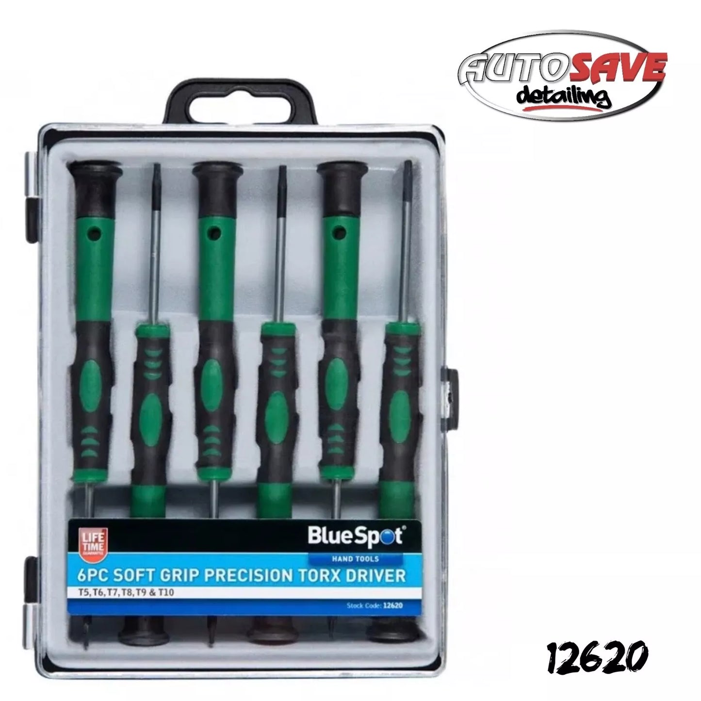 BlueSpot 12620 Precision Torx Screwdriver Set 6 Piece