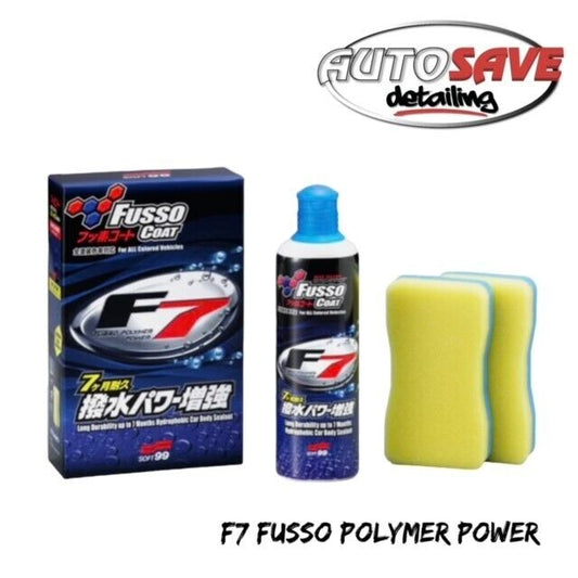 Soft99 Fusso Coat F7 All Colours 300ml Versatile PPF and Matte Liquid Car Wax