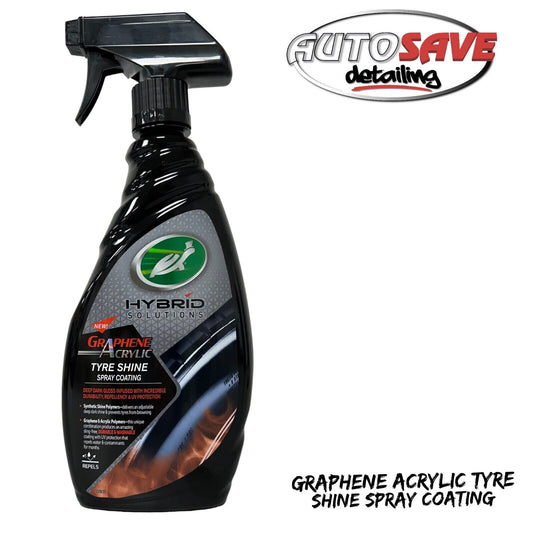 Turtle Wax Hybrid Solutions Graphene Acrylic Tyre Shine Spray Coating 680ml
