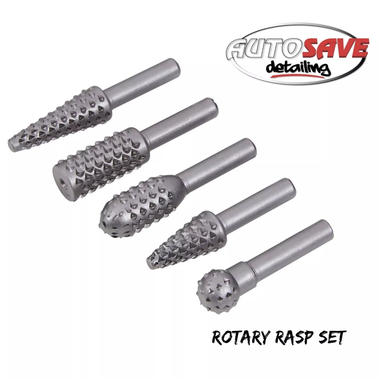 BlueSpot - 5 PCE Rotary Rasp Set