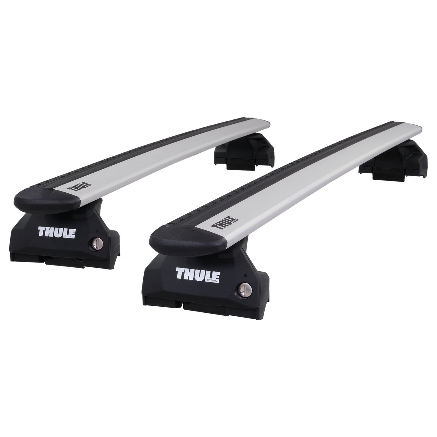 Thule Alu WingBar Evo Silver Roof Bar Set fits Mercedes EQE SUV 23-24 Fixed Pair