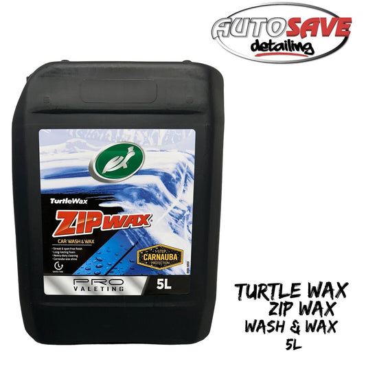 Turtle Wax Zip Wax - Wash & Wax Pro Valeting Edition Concentrated Formula - 5L