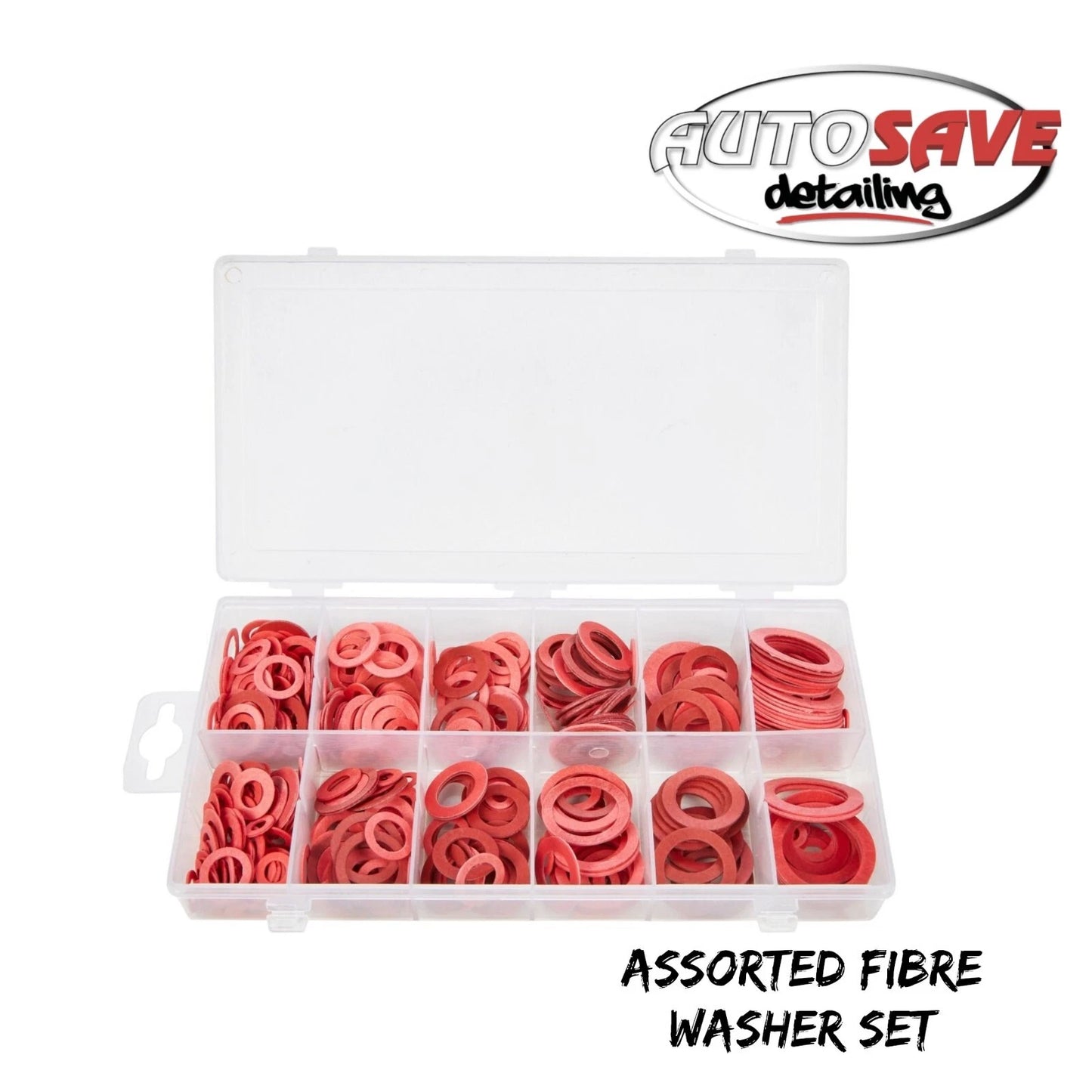 BlueSpot - 600 PCE Assorted Fibre Washer Set