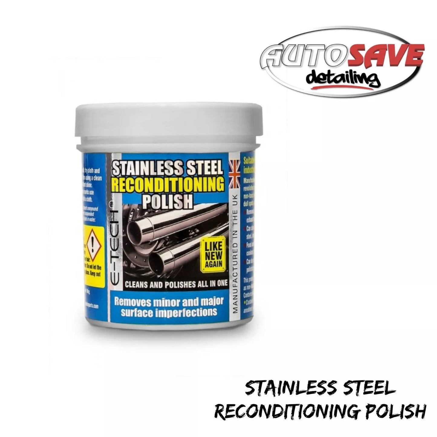E-Tech- Stainless Steel Reconditioning Polish 250ml