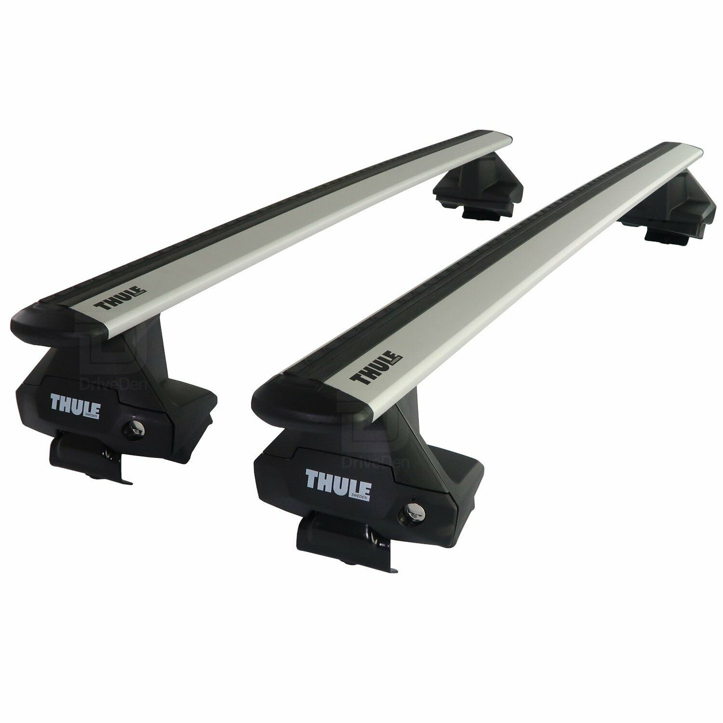 THULE - WingBar EVO Silver Aluminium Roof Bar Set to fit Toyota Hilux Double Cab 2016-24