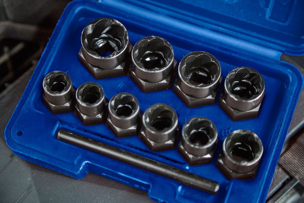 10 PCE Bolt Remover Set