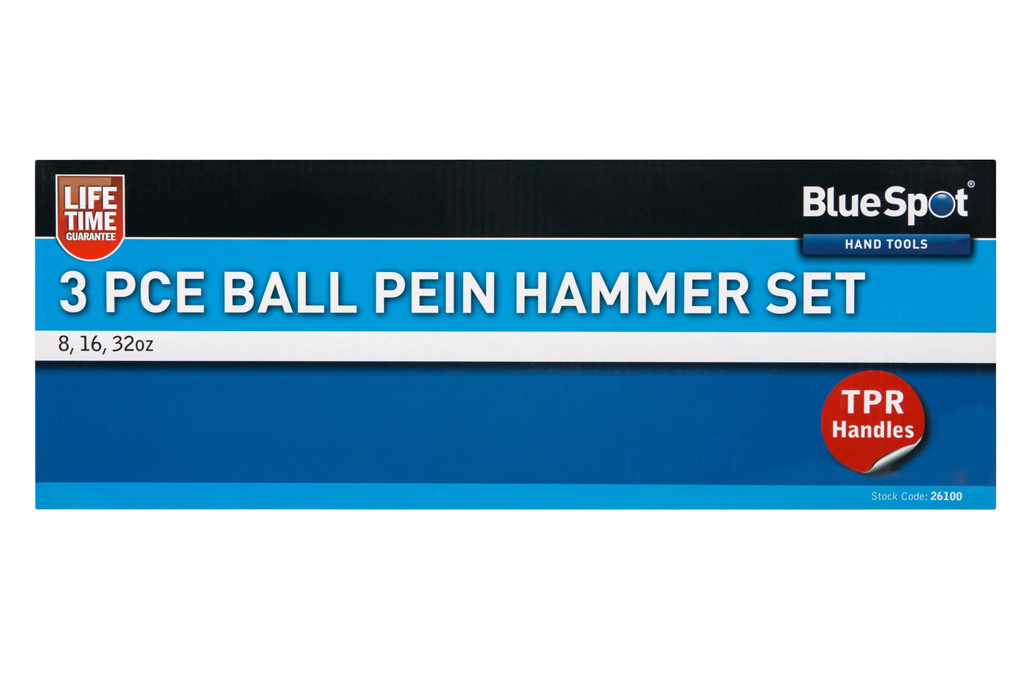 3 PCE BALL PEIN HAMMER SET