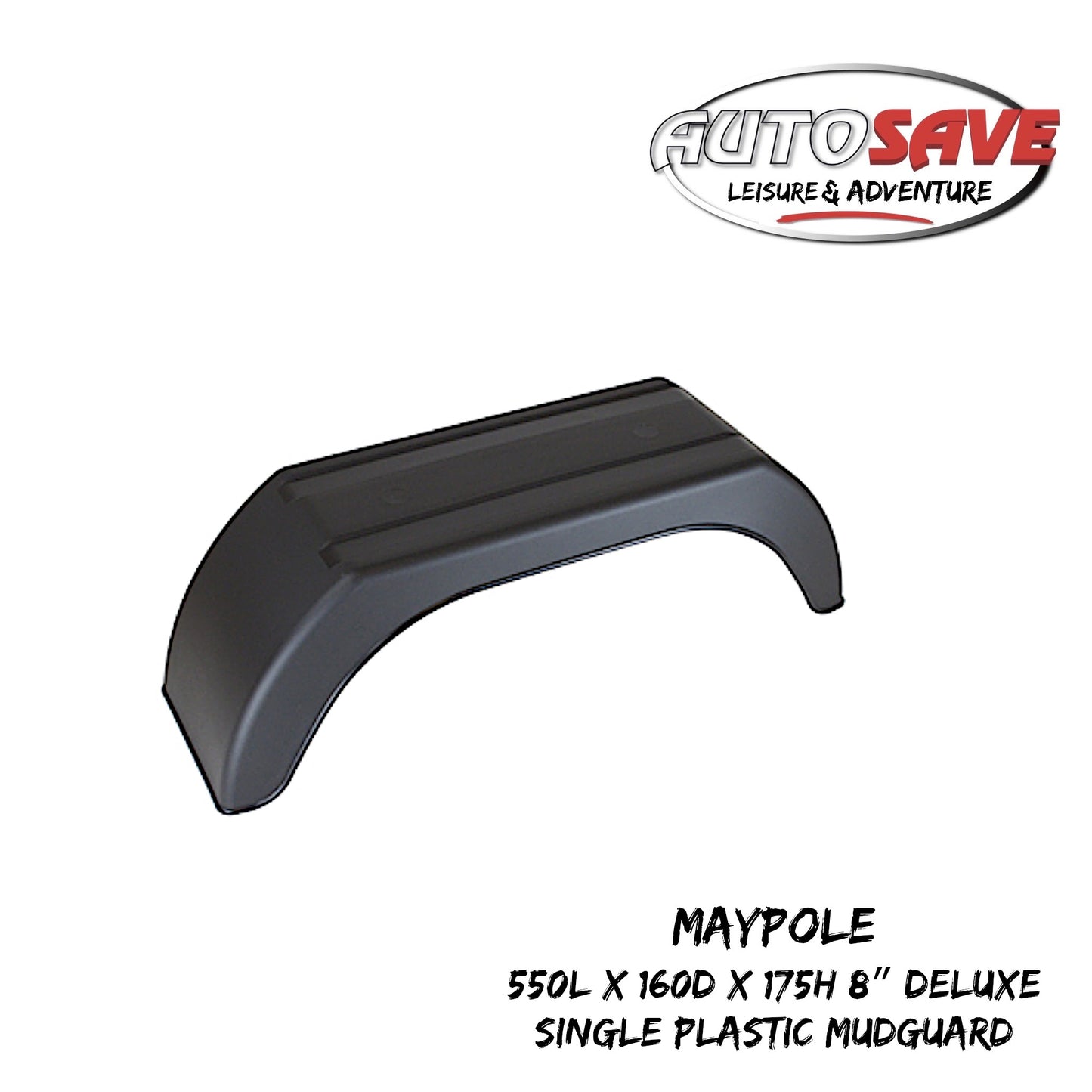 550L X 160D X 175H 8″ Deluxe Single Plastic Mudguard