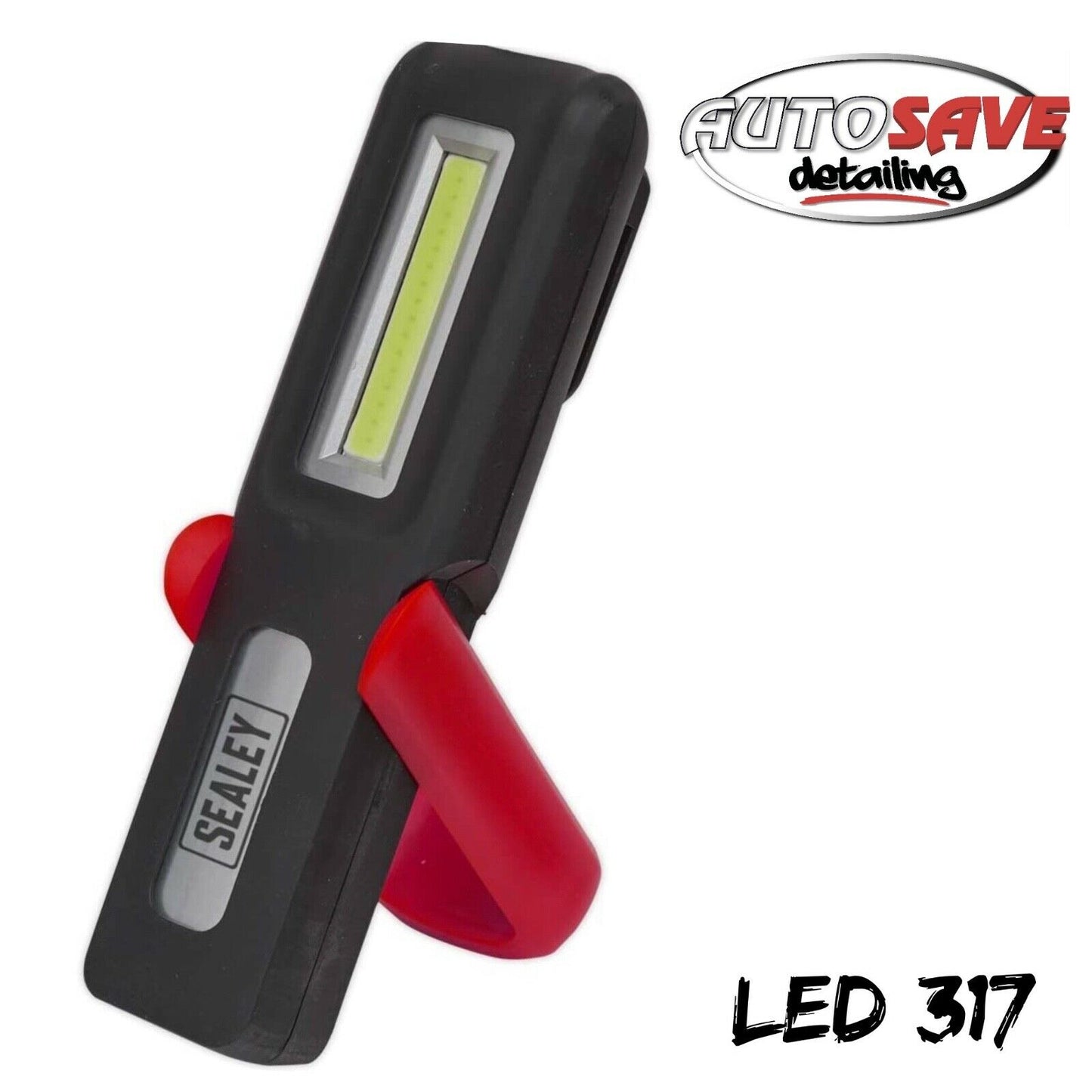 Sealey LED317 Rechargeable 3W COB + 3W LED Inspection Lamp Magnetic Base