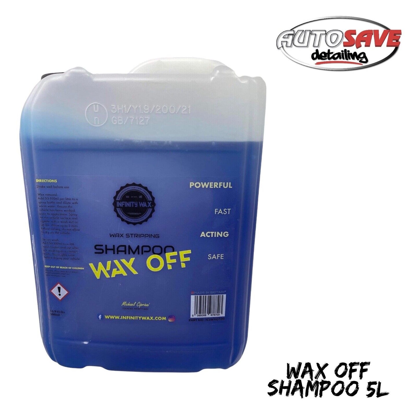 Infinity Wax WAX OFF Stripping Shampoo