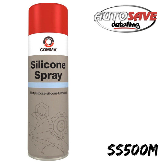 Comma Silicone Lubricant Spray - 500ml Aerosol
