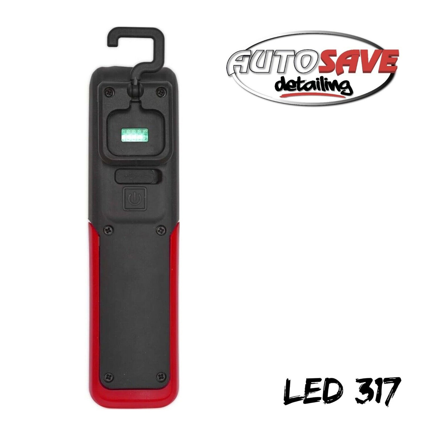 Sealey LED317 Rechargeable 3W COB + 3W LED Inspection Lamp Magnetic Base