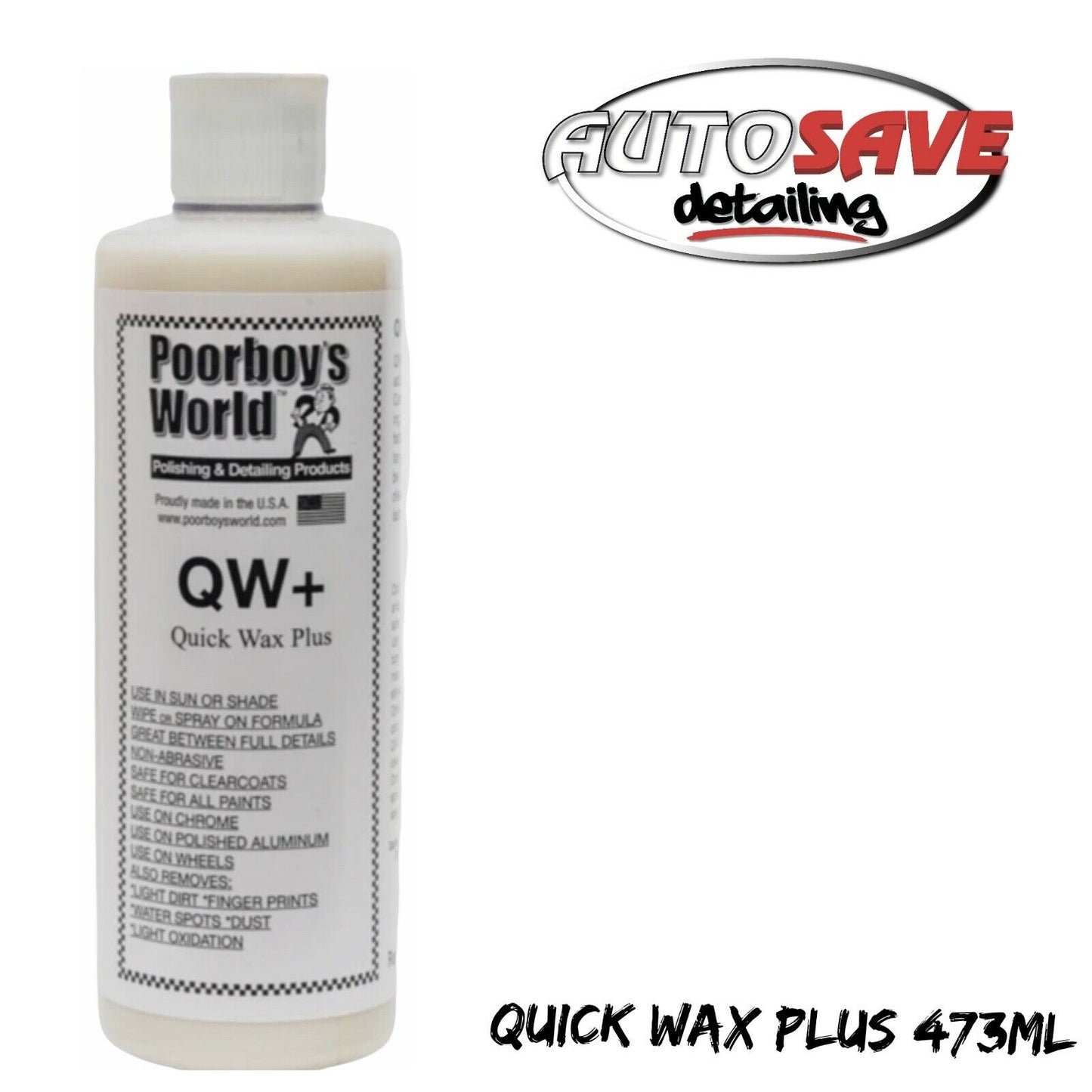 POORBOYS QUICK WAX PLUS CONTAINS CARNAUBA