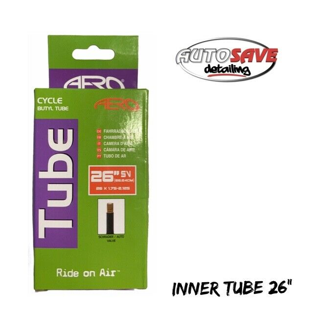 Aero Bicycle Bike Cycle Butyl Inner Tube 26"