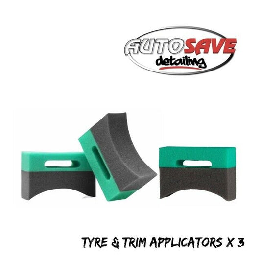 Auto Finesse Tyre And Trim Applicator 3 pack