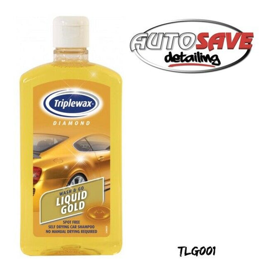 Triplewax  Liquid Gold Self Drying Car Shampoo  1 Litre  Wash and go