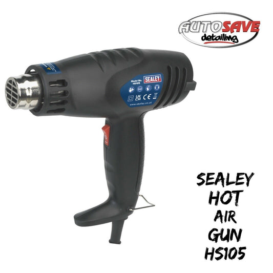 SEALEY HS105 230V Hot Air / Heat Gun 1600W 2-Speed 370°C / 500°C Paint Stripping