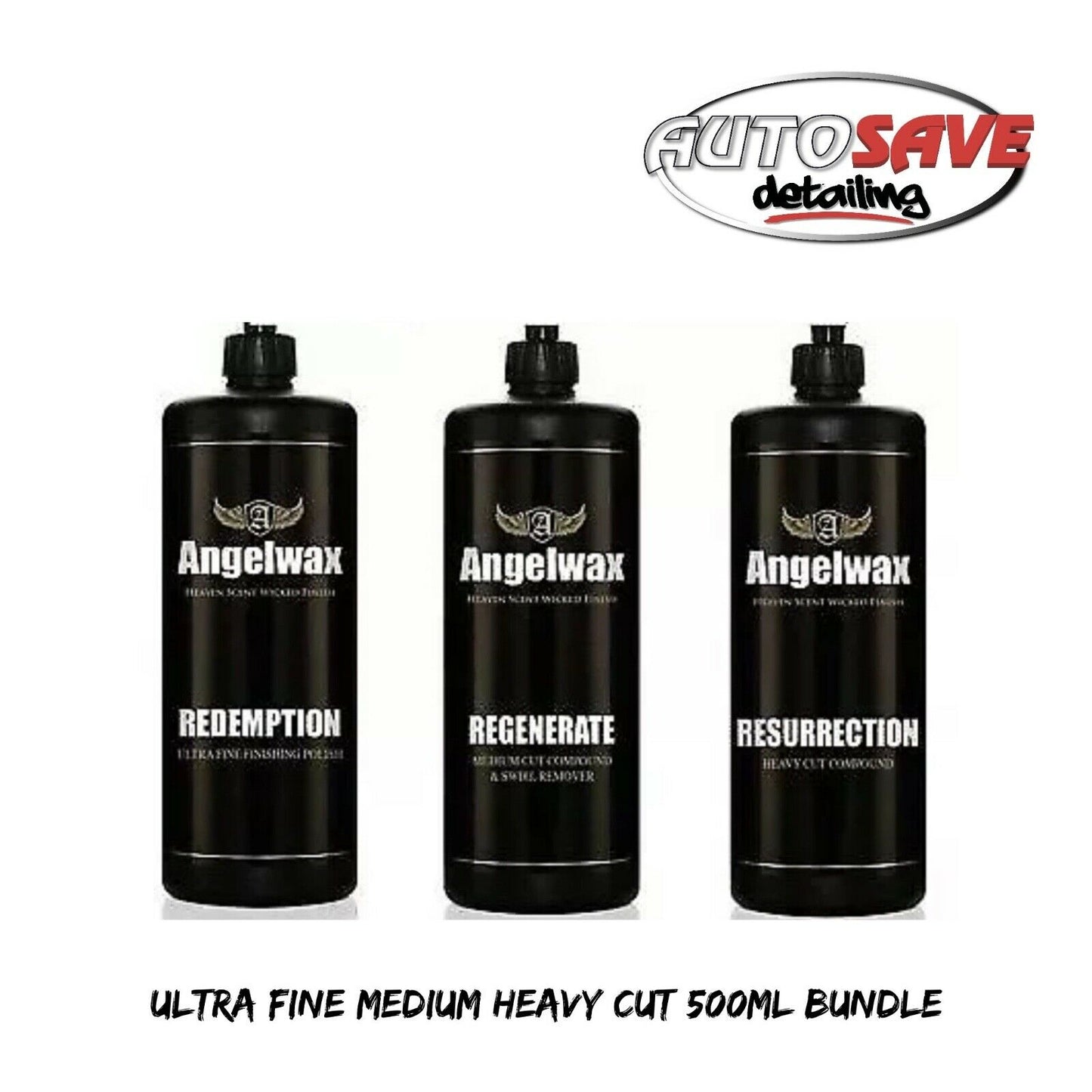 ANGELWAX ULTRA FINE MEDIUM HEAVY CUT 500ML KIT