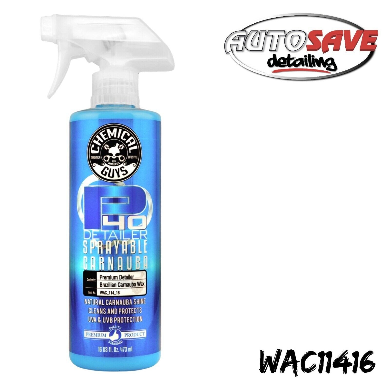 Chemical Guys P40 Detailer Spray w/Carnauba - 16oz