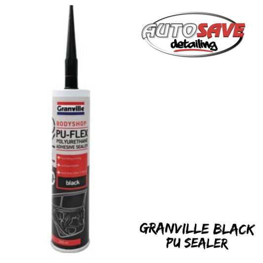 Granville BLACK Seal Pu Flex Sealer Adhesive Sealant Seam Badge Trim Glue