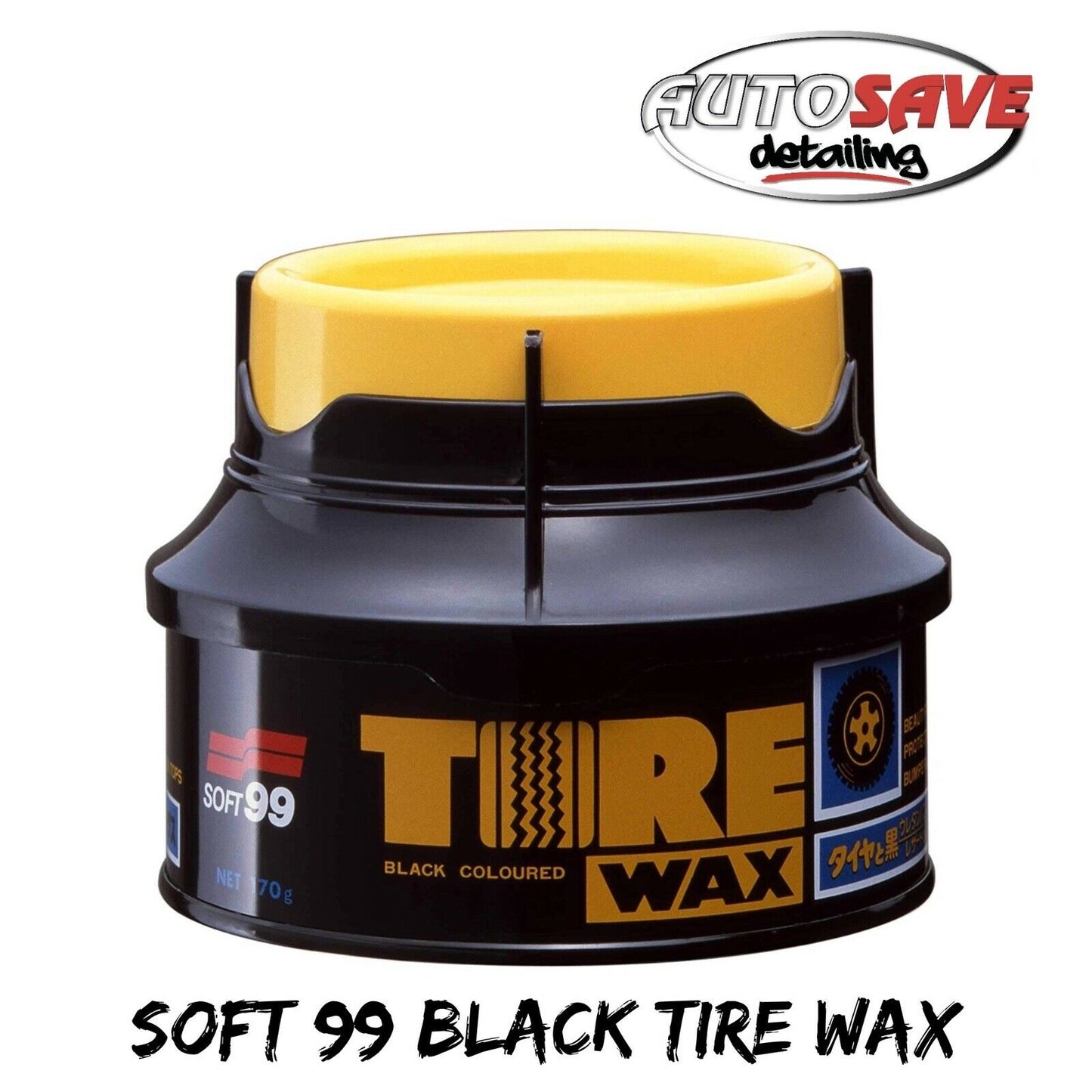 Soft99 Tire Black Wax Tyre Wax Coating Natural Sheen Gloss MADE IN JAPAN