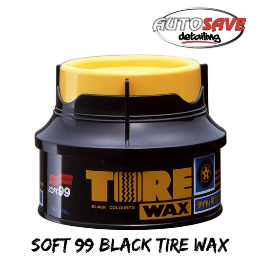 Soft99 Tire Black Wax  Tyre Wax Coating Natural Sheen Gloss MADE IN JAPAN