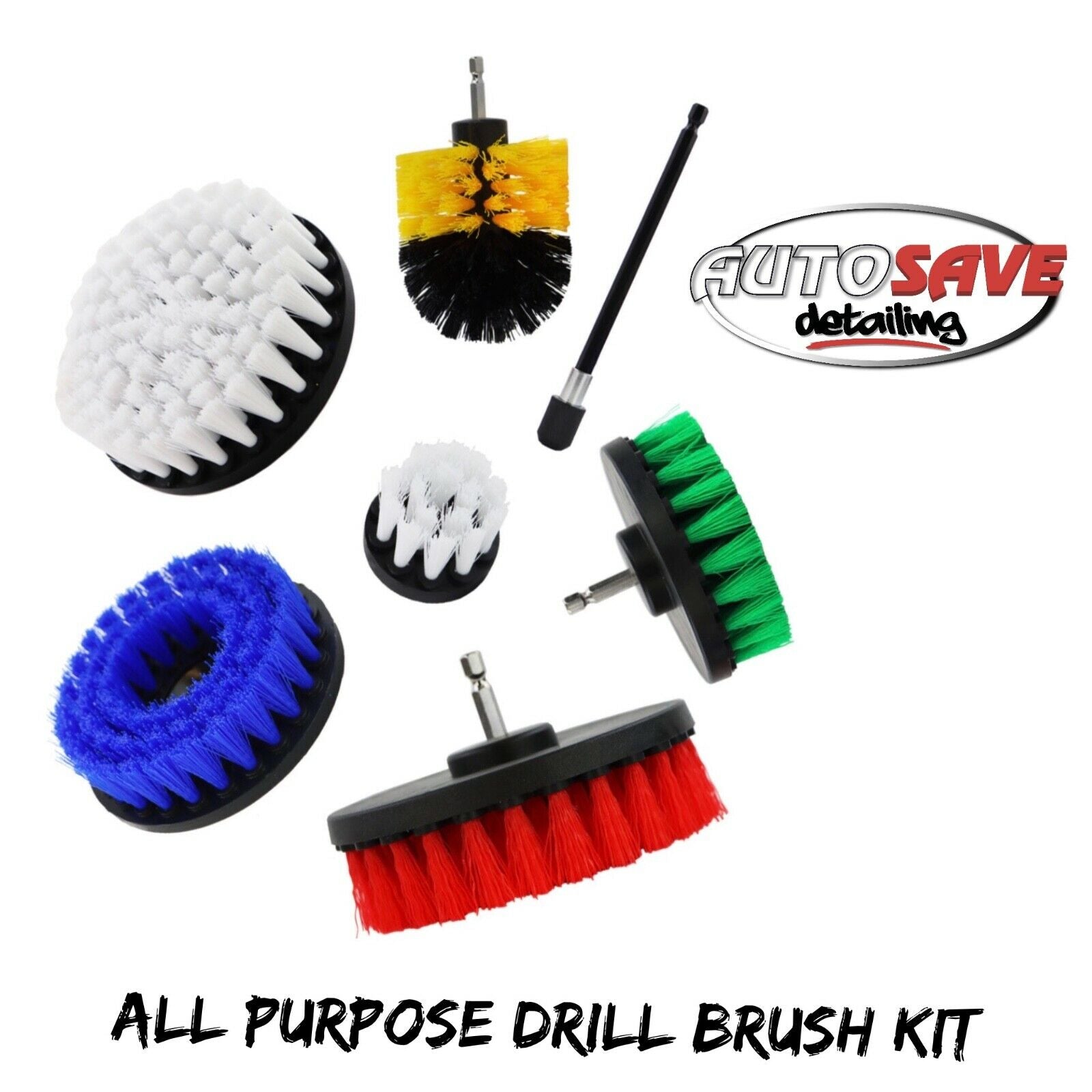 Drill Brush For Car, Carpet Brush Drill Attachment 2,4,5 in