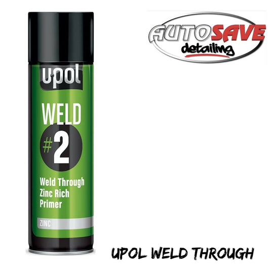 U-POL Weld # 2 ZINC Weld Through Primer Zinc Rich Primer Aerosol 450ml WELD/AL
