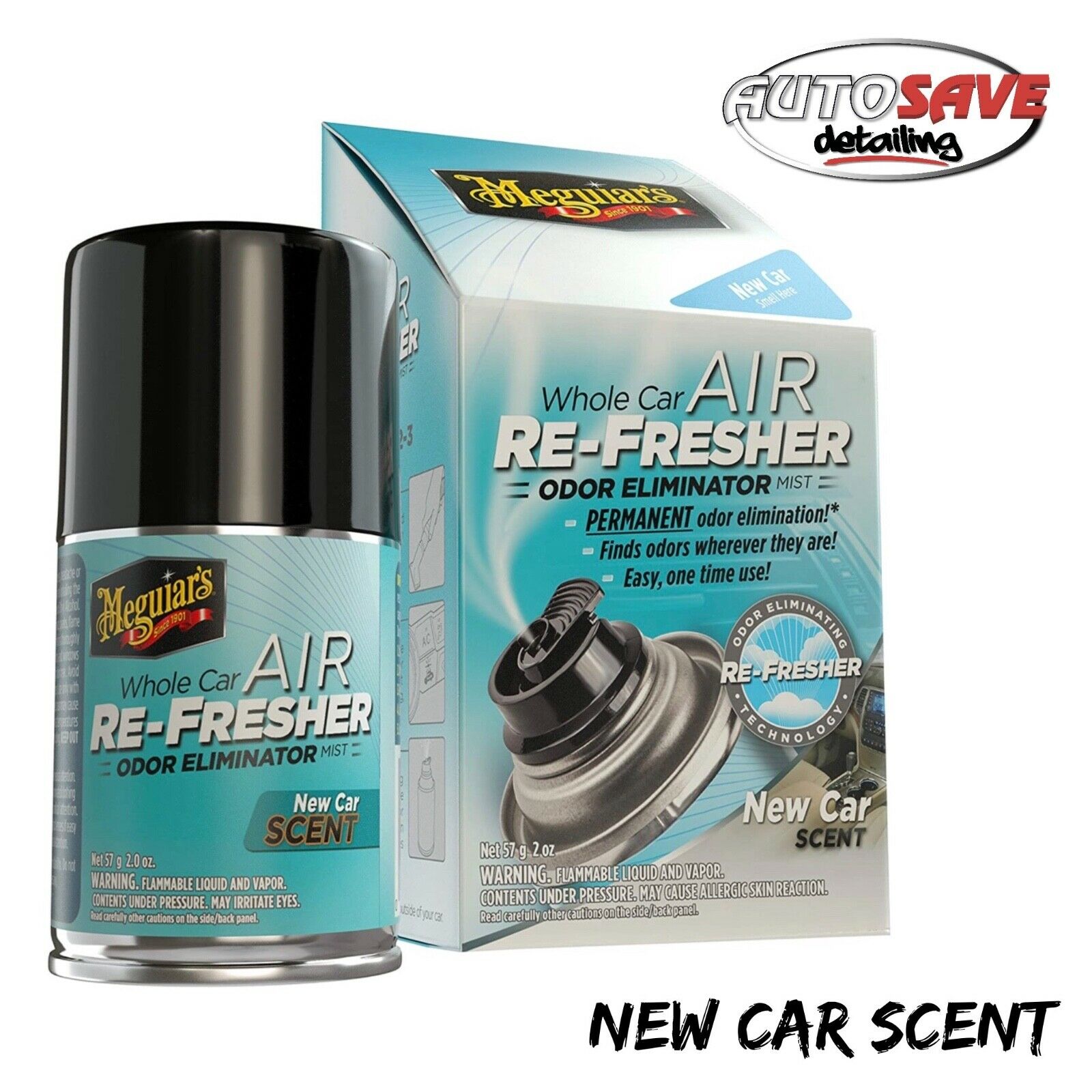 Meguiar's Air Re-Fresher New Car Scent – Autosave Components