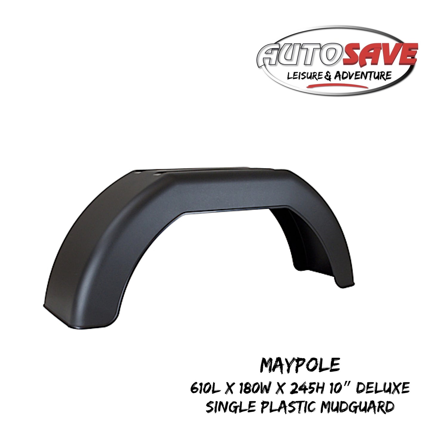 610L X 180W X 245H 10″ Deluxe Single Plastic Mudguard