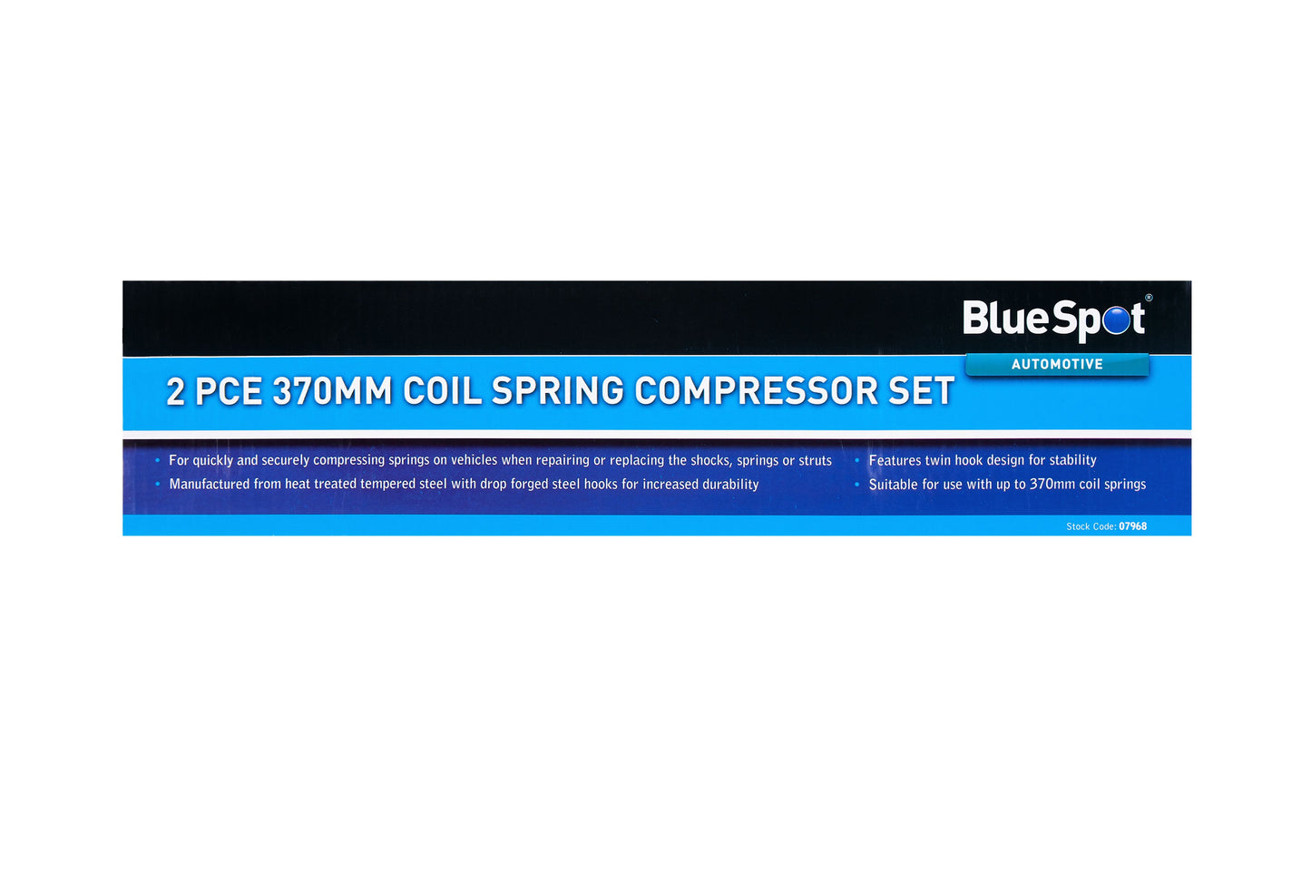 2 PCE 370MM COIL SPRING COMPRESSOR SET