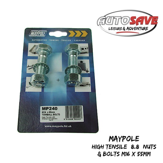 High Tensile (8.8) Nuts & Bolts M16 X 55mm