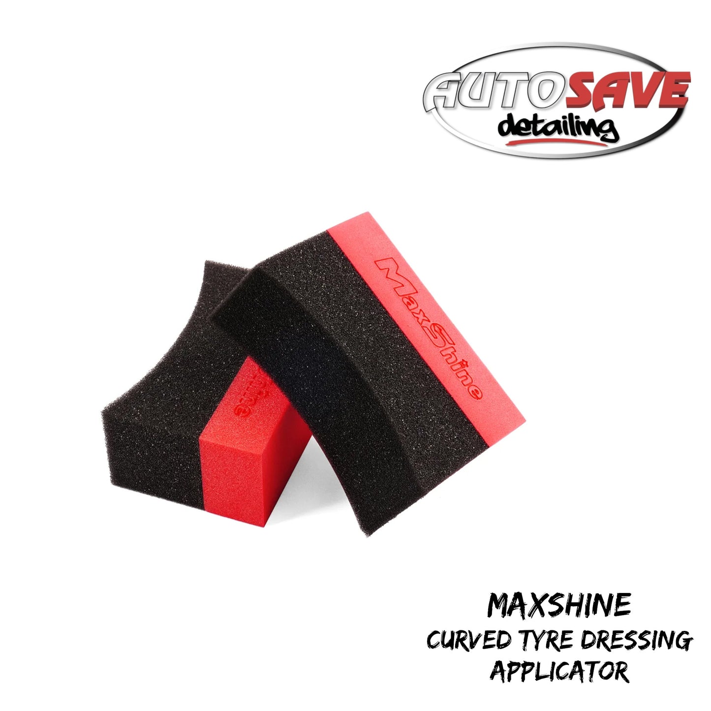 Maxshine Curved Tyre Dressing Applicator - 4 Pack