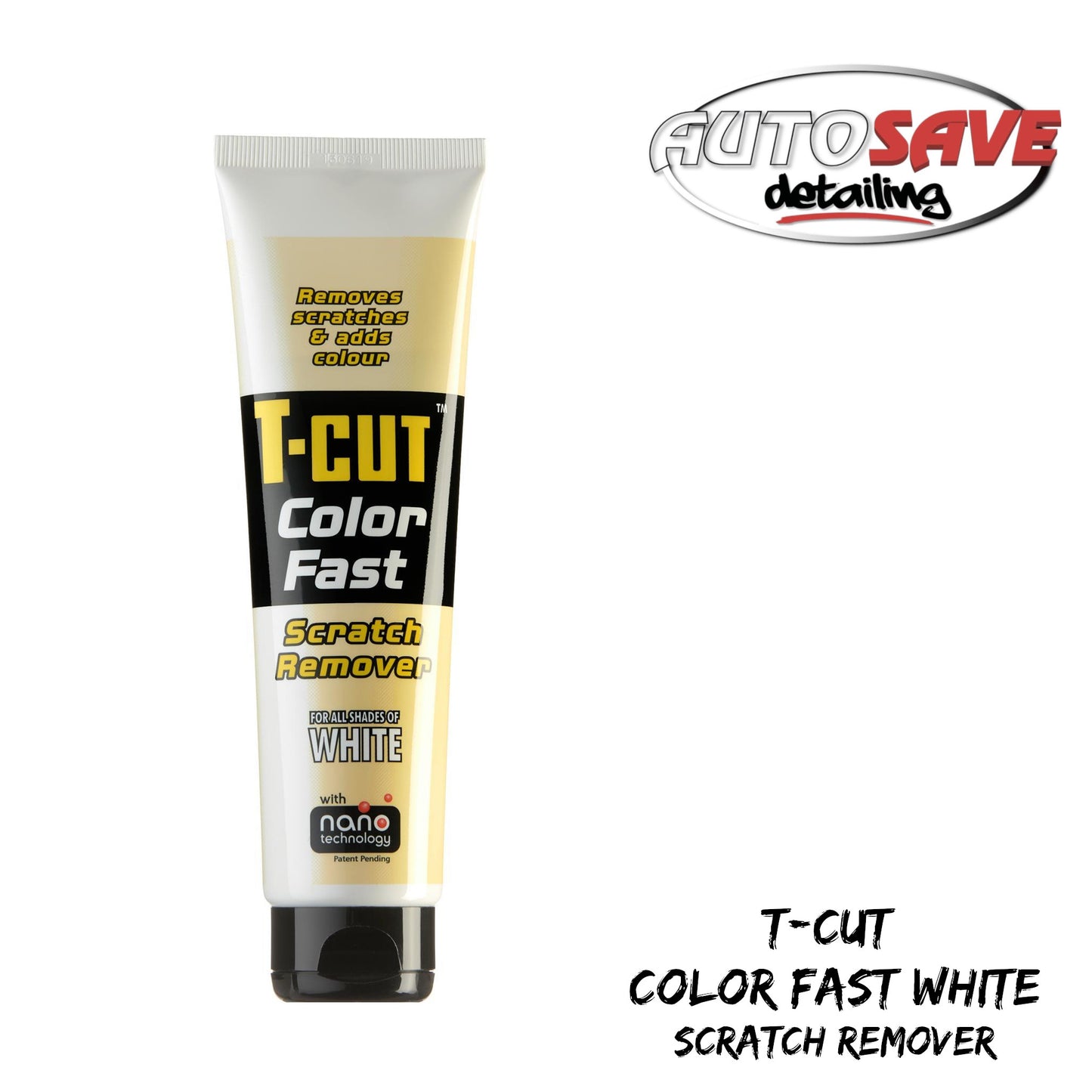 T Cut Color Fast WHITE Scratch Remover Abrasive Compound Car Polish 150g