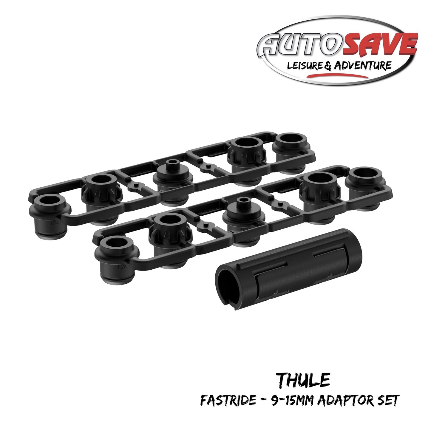 FastRide 9-15mm Axle Adapter Kit Black