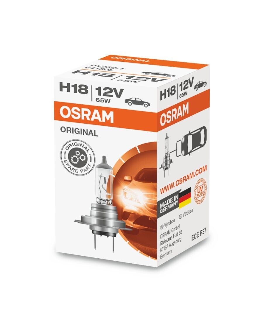 OSRAM 64180L H18 Original 12V 65W Single Bulb