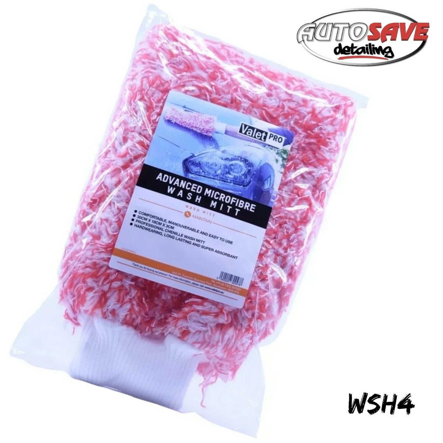 Valet Pro Advanced Microfibre Wash Mitt WSH4